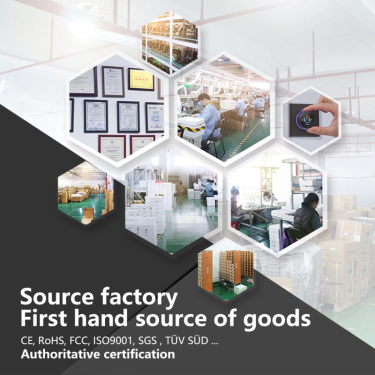 240V AC 3A 智能旋鈕水採暖溫控器 帶內置傳感器&WiFi連接