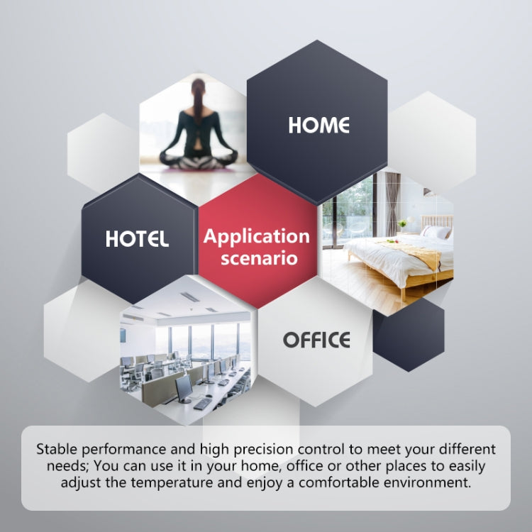 240V AC 3A 智能旋鈕鍋爐採暖溫控器 帶內置傳感器&WiFi連接