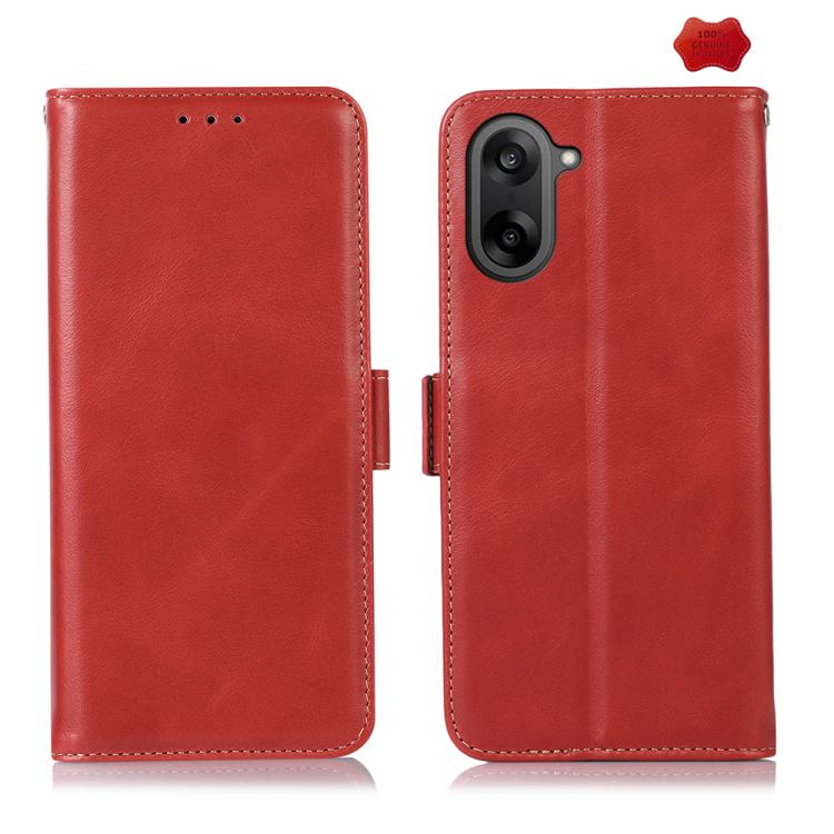 側吸頭層牛皮瘋馬紋RFID防盜刷手機皮套, For OnePlus 15R/Ace 6 5G/Ace 6T 5G, For OnePlus 15, For OnePlus Nord 5 / Ace 5 Ultra, For OnePlus Nord CE5 / Ace 5 Racing, For OnePlus Ace 5 Pro / Ace 5, For OnePlus Nord 13, For OnePlus Nord 4, For OnePlus Nord CE4 Lite          ...