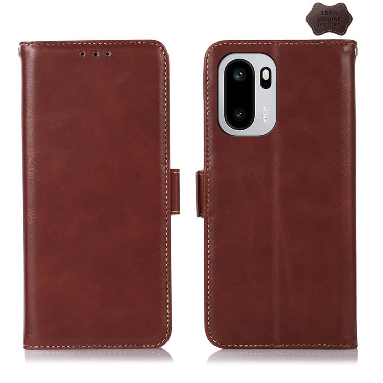 側吸頭層牛皮瘋馬紋RFID防盜刷手機皮套, For OnePlus 15R/Ace 6 5G/Ace 6T 5G, For OnePlus 15, For OnePlus Nord 5 / Ace 5 Ultra, For OnePlus Nord CE5 / Ace 5 Racing, For OnePlus Ace 5 Pro / Ace 5, For OnePlus Nord 13, For OnePlus Nord 4, For OnePlus Nord CE4 Lite          ...