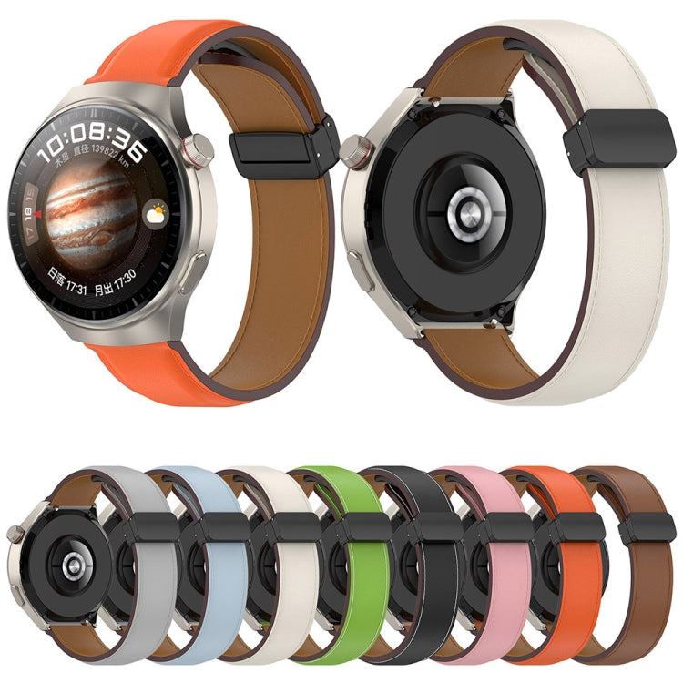 摺疊扣真皮錶帶