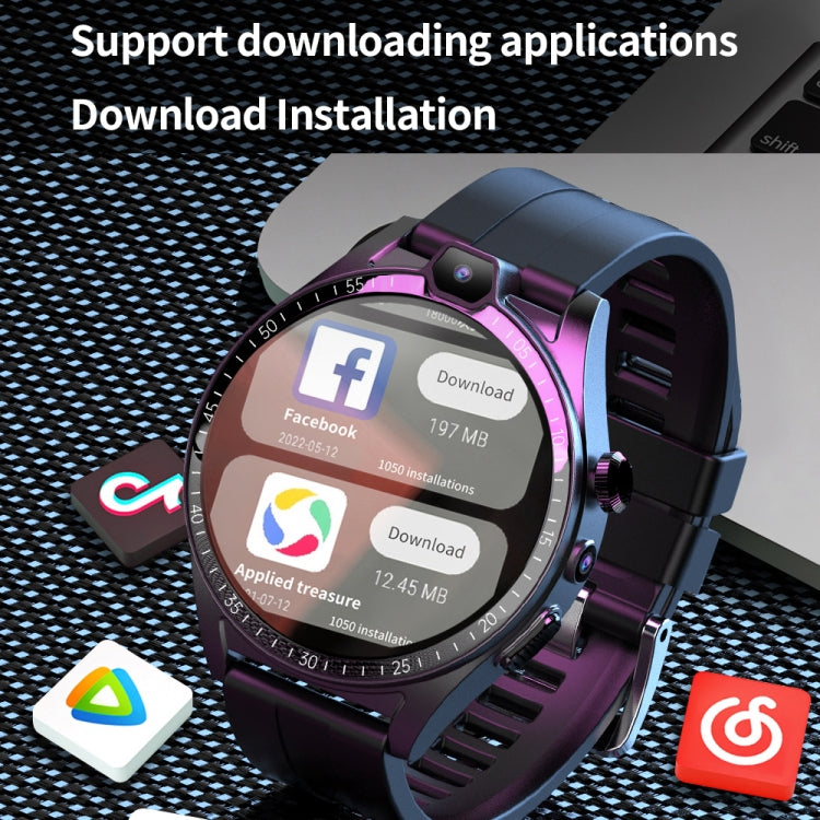 L01 1.43英寸IP67防水4G安卓9.0智能手錶 支持人臉識別/GPS