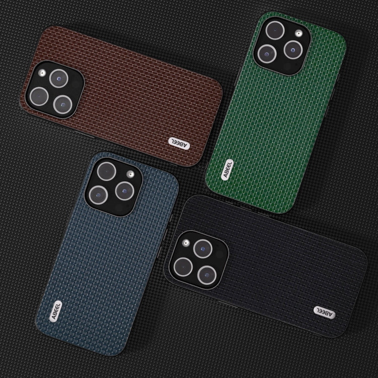 ABEEL真皮奢華黑邊手機殼