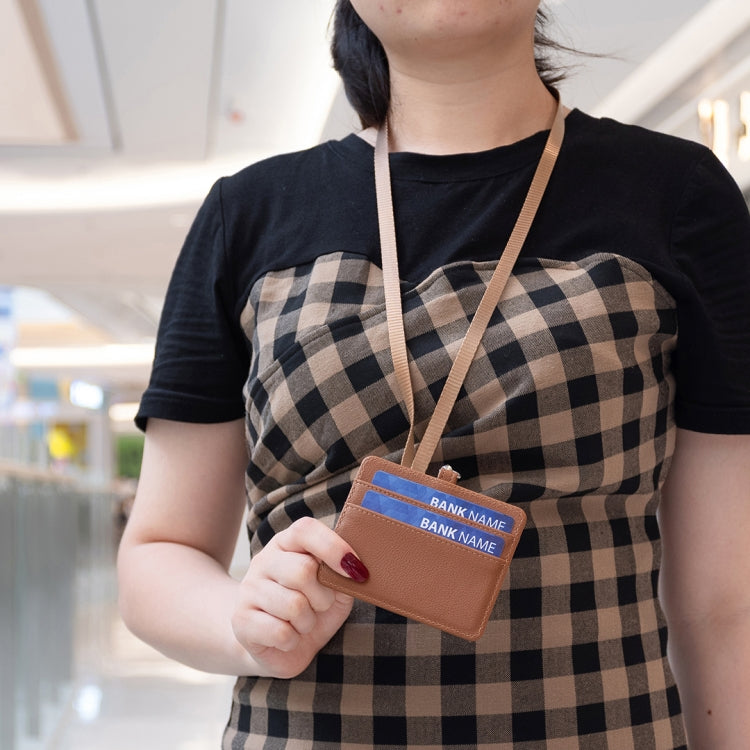 BFK14款 橫款證件小卡包 帶掛繩