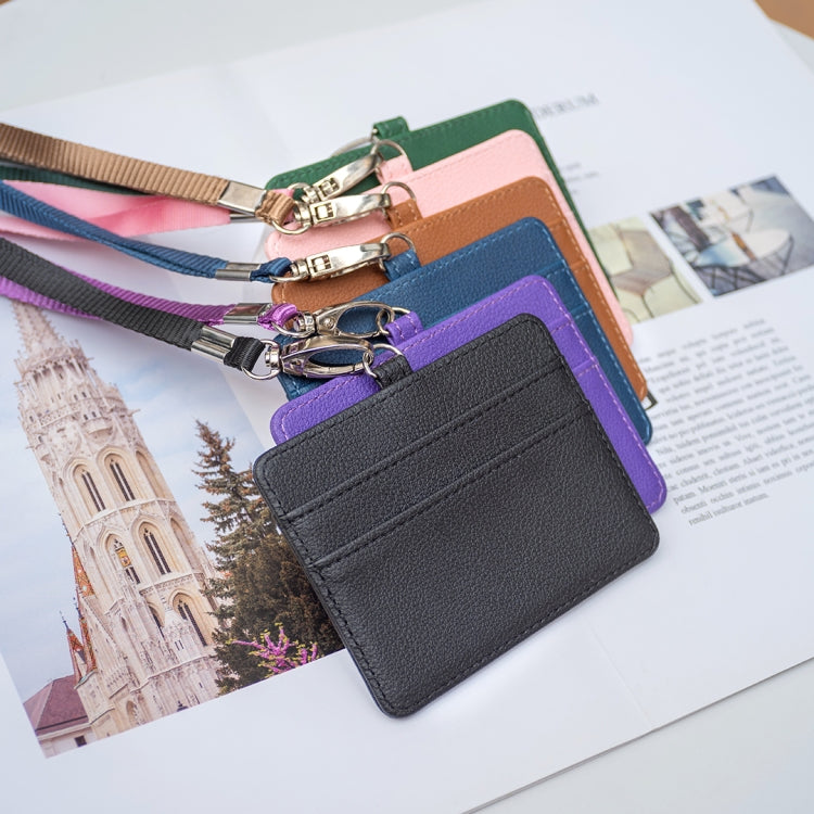 BFK14款 橫款證件小卡包 帶掛繩