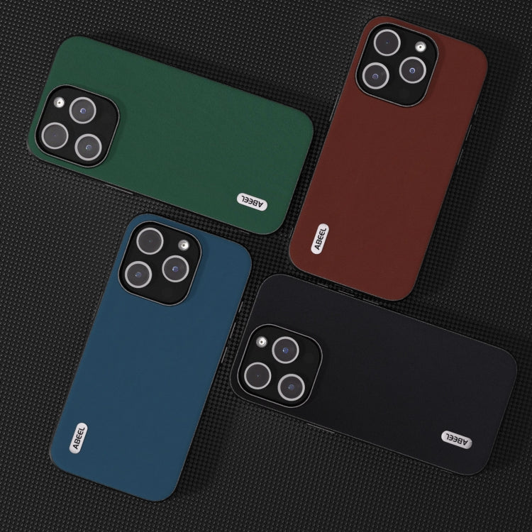 ABEEL真皮絲柔黑邊手機殼