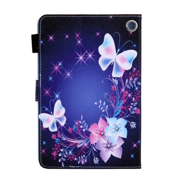 彩繪圖案智能休眠平板皮套