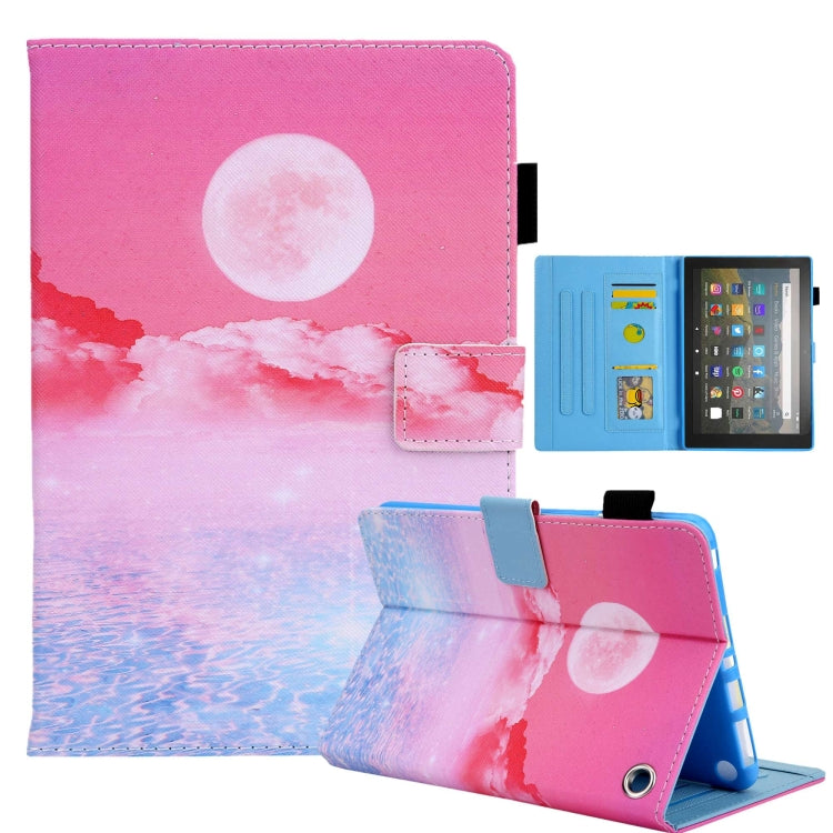 彩繪圖案智能休眠平板皮套