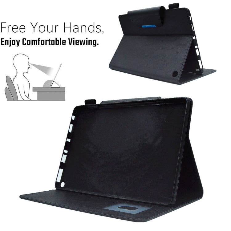 皮絨十字五金扣平板皮套