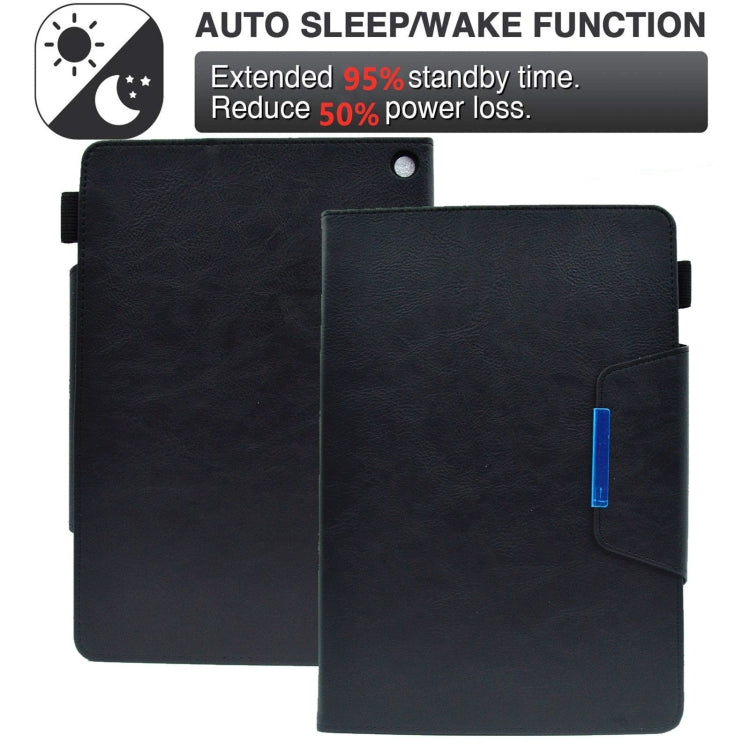 皮絨十字五金扣平板皮套