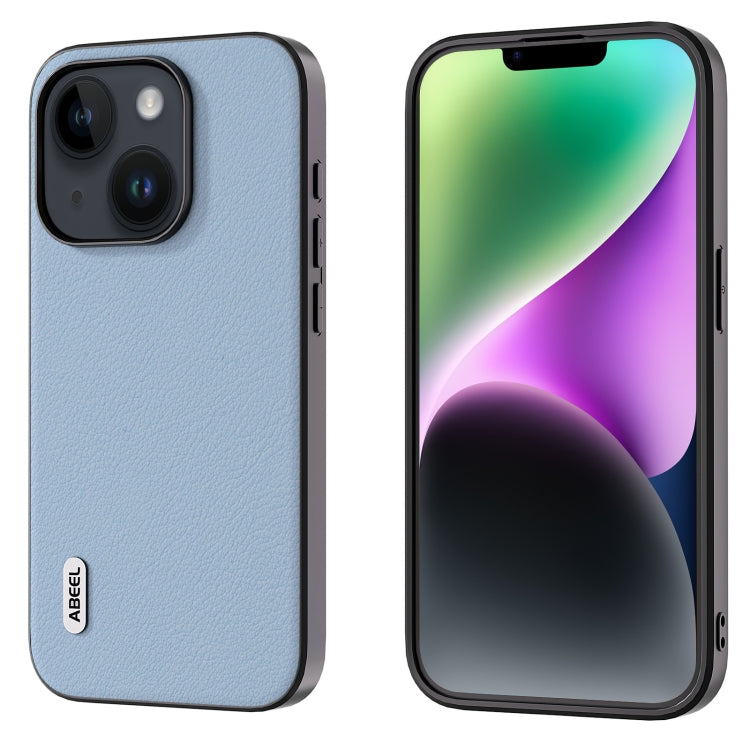 ABEEL真皮海浪黑邊手機殼