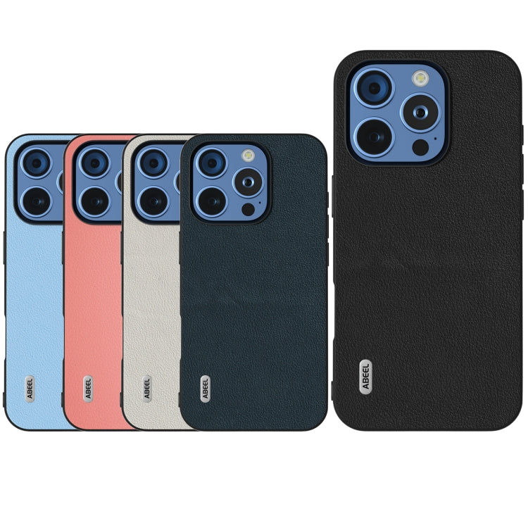 ABEEL真皮海浪黑邊手機殼