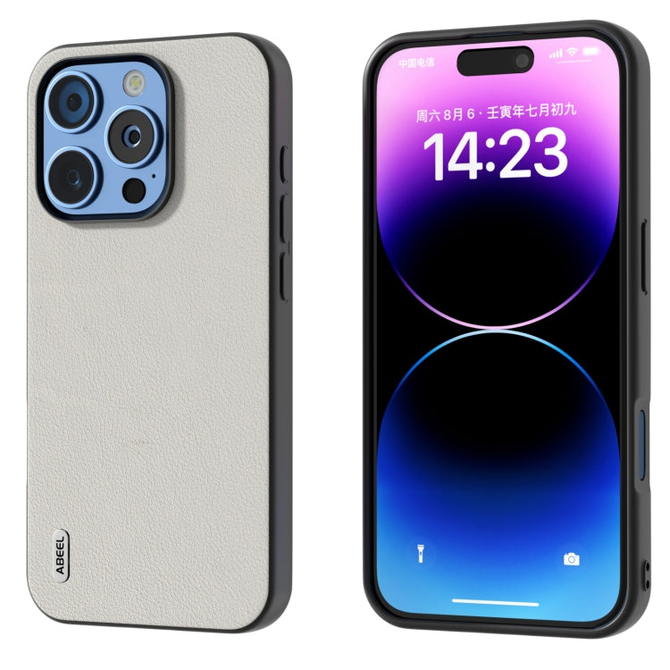 ABEEL真皮海浪黑邊手機殼