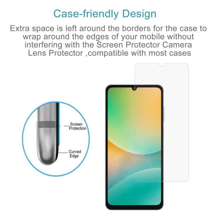 50個一賣 0.26mm 9H 2.5D 半屏鋼化玻璃保護膜, For Samsung Galaxy M06 5G, For Samsung Galaxy F06 5G, For Samsung Galaxy A06 5G, For Samsung Galaxy A35 / M35 / A36, For Samsung Galaxy A05s / M14 4G, For Samsung Galaxy F14 4G, For Samsung Galaxy S24 FE 5G              ...