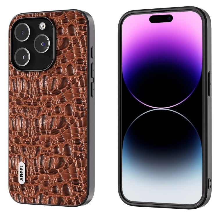 ABEEL真皮天幕黑邊手機殼