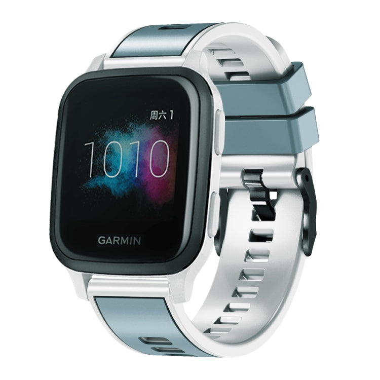 18mm 平紋雙色硅膠錶帶