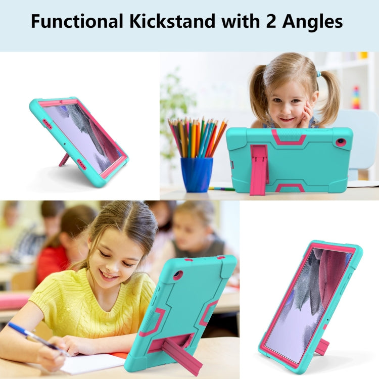 撞色機器人B款防摔硅膠PC保護殼 帶支架