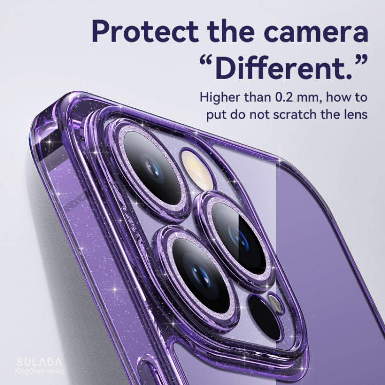 蘇拉達 星辰系列 閃粉玻璃手機殼