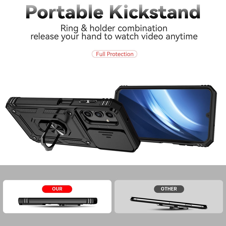 軍士推窗二合一手機殼, For Samsung Galaxy A24, For Samsung Galaxy A34 5G, For Samsung Galaxy A04, For Samsung Galaxy Z Fold4, For Samsung Galaxy Z Flip4, For Samsung Galaxy M33