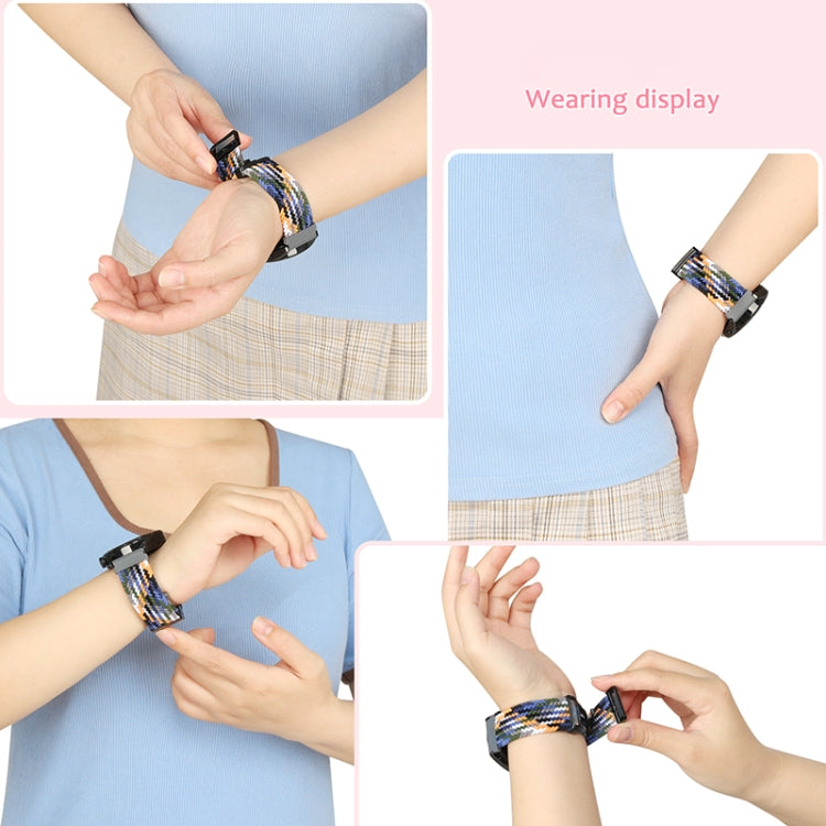 20mm 磁吸摺疊扣編織錶帶