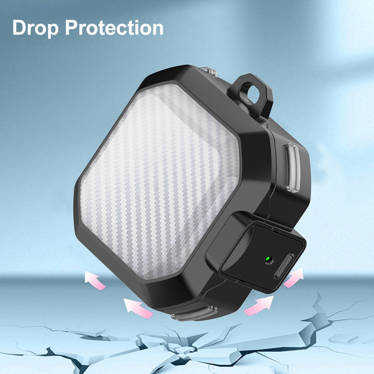 TPU + PC 透明碳纖維無線耳機套帶開關