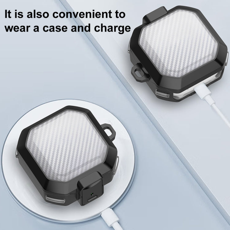 TPU + PC 透明碳纖維無線耳機套帶開關