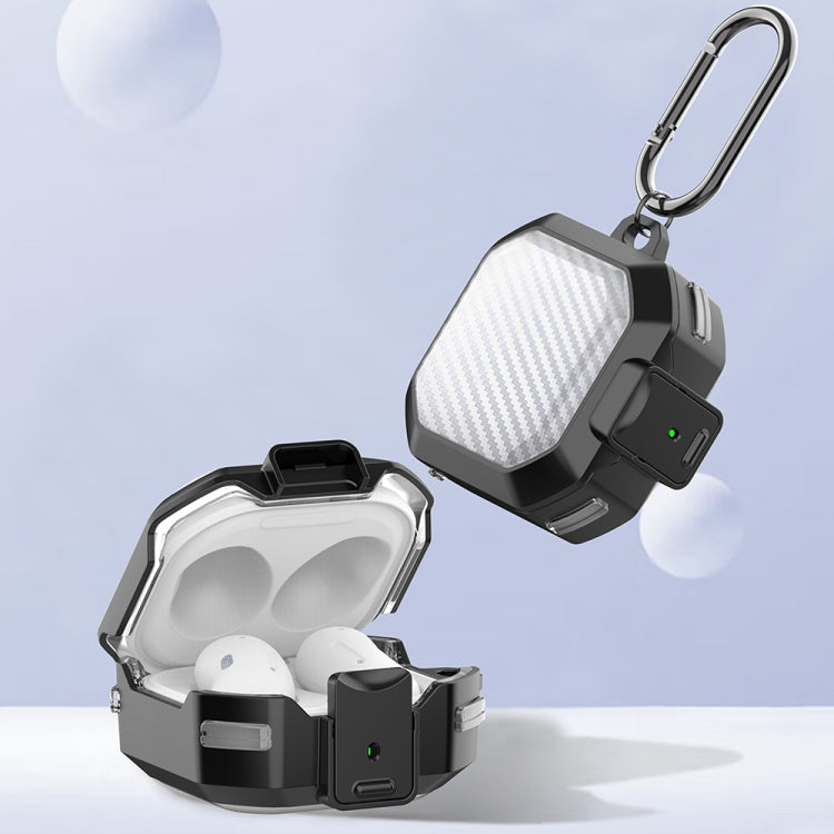 TPU + PC 透明碳纖維無線耳機套帶開關