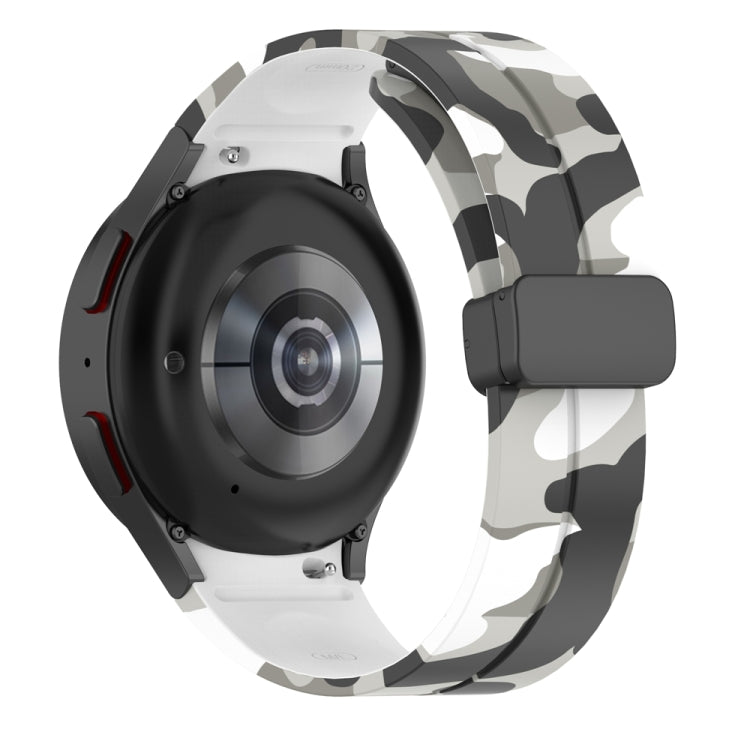 磁吸扣迷彩硅膠錶帶