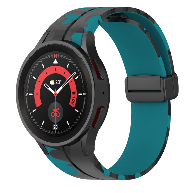 磁吸扣迷彩硅膠錶帶