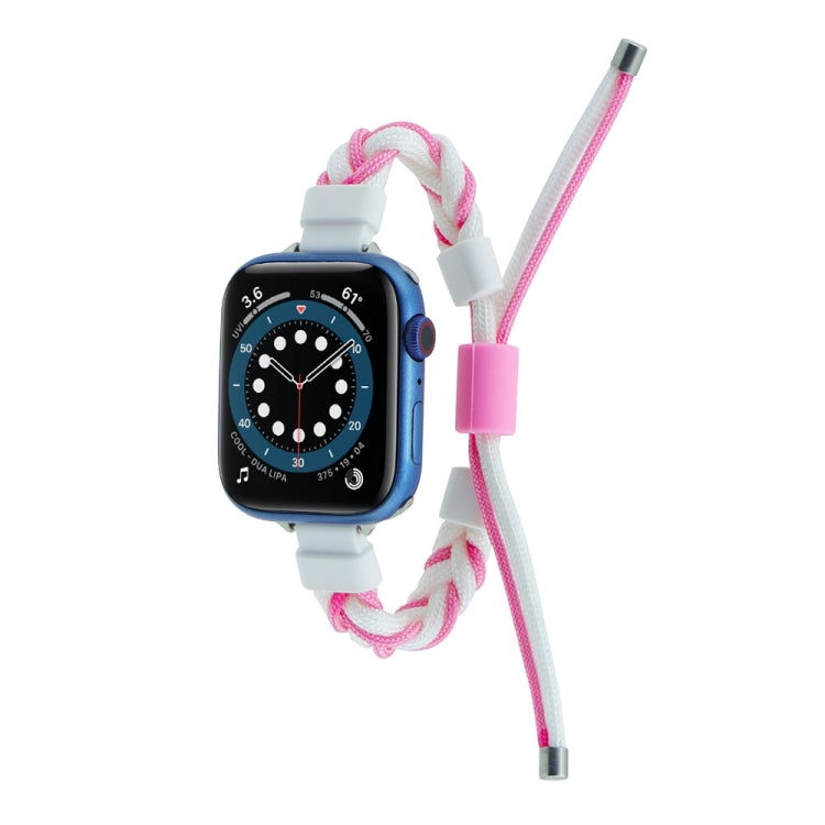 硅膠豆編織繩尼龍錶帶