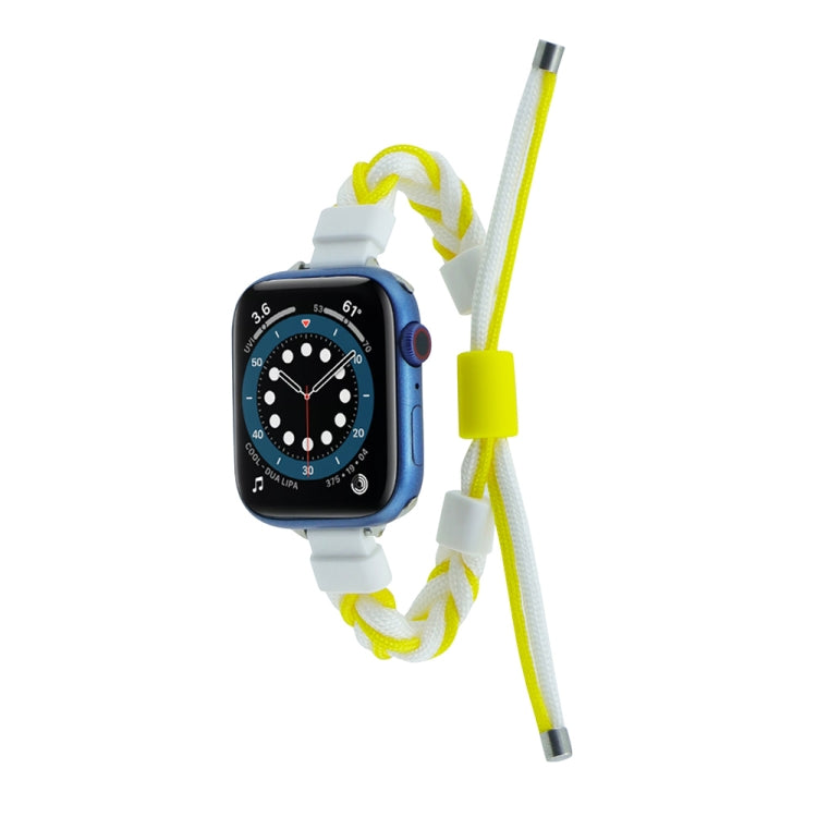 硅膠豆編織繩尼龍錶帶