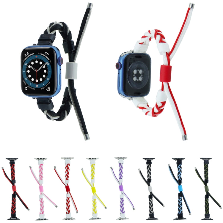 硅膠豆編織繩尼龍錶帶