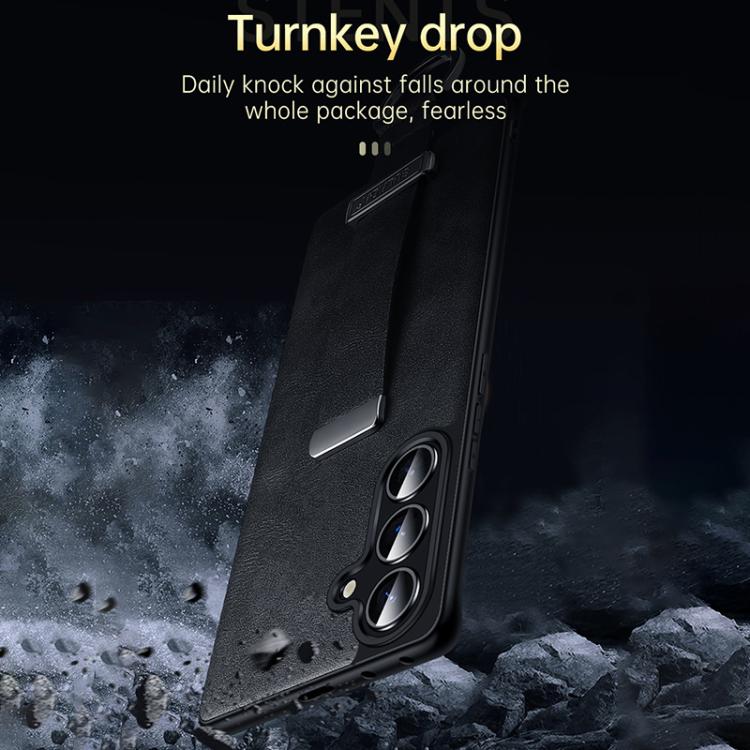 SULADA 潮酷系列 膚感PC+皮紋防摔手機殼, For Samsung Galaxy S23 5G