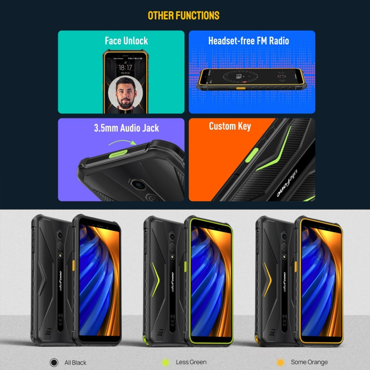 Ulefone Armor X12 Pro，IP68/IP69K三防機  5.45英寸安卓14 Helio G36八核, 網絡：4G, NFC