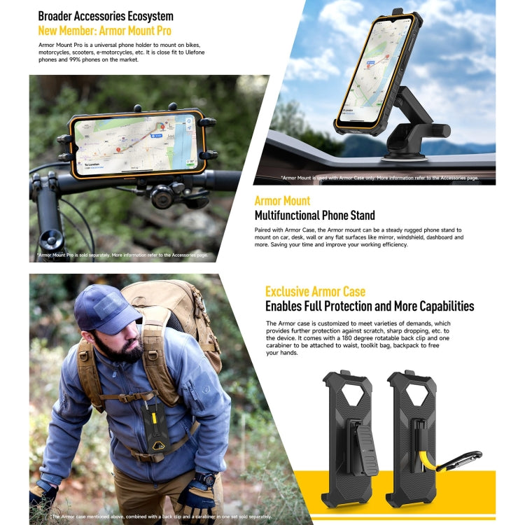 Ulefone Armor X13，IP68/IP69K三防機  6.52英寸安卓13 Helio G36八核, 網絡：4G, NFC, OTG