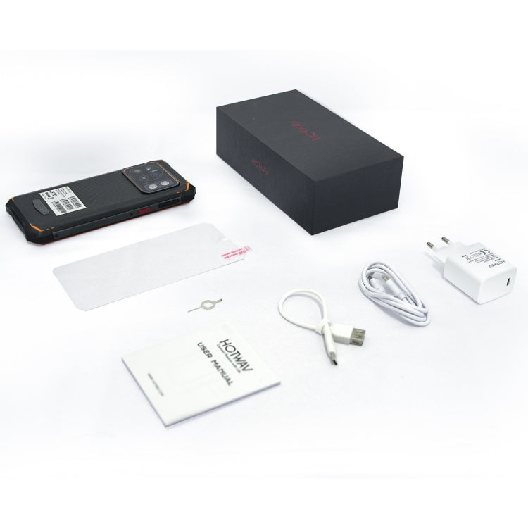 HOTWAV CYBER 13 Pro，IP68/IP69K三防機  6.6英寸安卓13 UNISOC T619八核, 網絡：4G, NFC, OTG