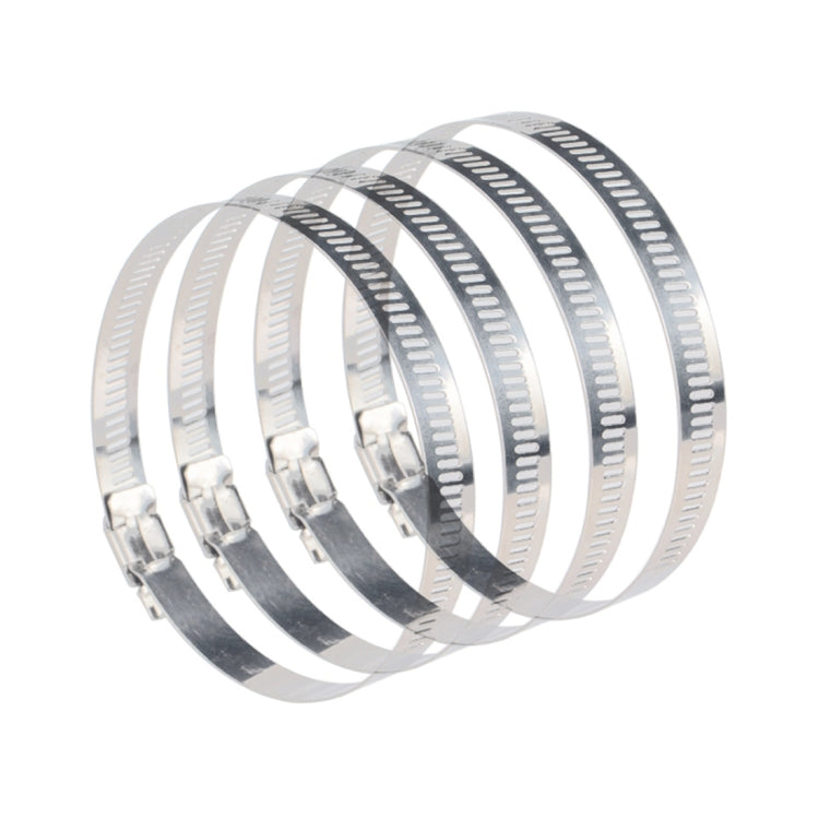 4件 不銹鋼喉箍 規格: 91-114mm