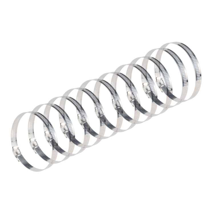 10件 不銹鋼喉箍 規格: 91-114mm