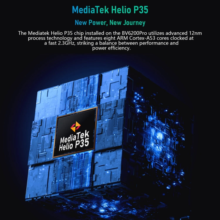 Blackview BV6200 Pro，IP68/IP69K三防機  6.56英寸安卓14 MediaTek Helio P35八核, 網絡：4G, OTG, NFC