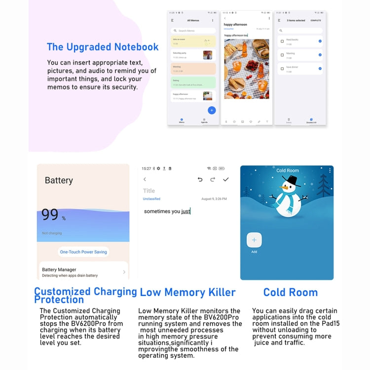 Blackview BV6200 Pro，IP68/IP69K三防機  6.56英寸安卓14 MediaTek Helio P35八核, 網絡：4G, OTG, NFC