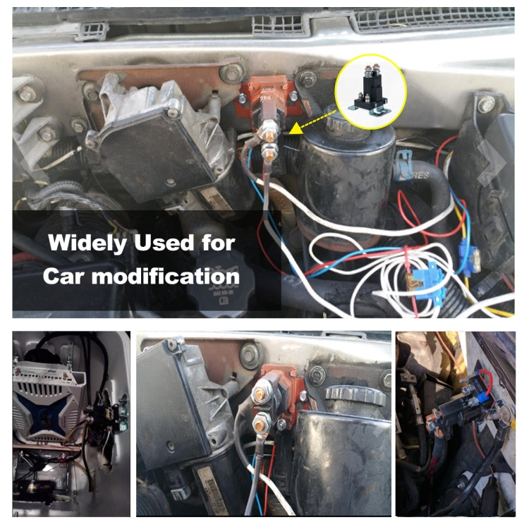 車載改裝小觸點12V / 500A雙電池大電流直流繼電器