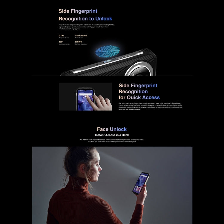 DOOGEE V31GT，熱像儀 三防機  6.58英寸安卓13 天璣1080八核, 網絡：5G, OTG, NFC 支持Google Pay, 12GB+256GB