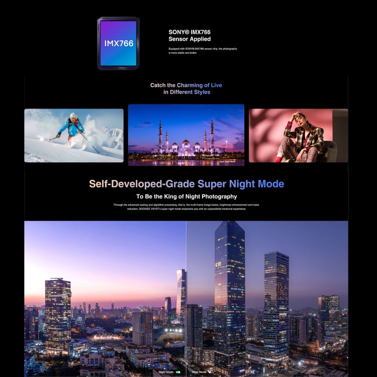 DOOGEE V31GT，熱像儀 三防機  6.58英寸安卓13 天璣1080八核, 網絡：5G, OTG, NFC 支持Google Pay, 12GB+256GB