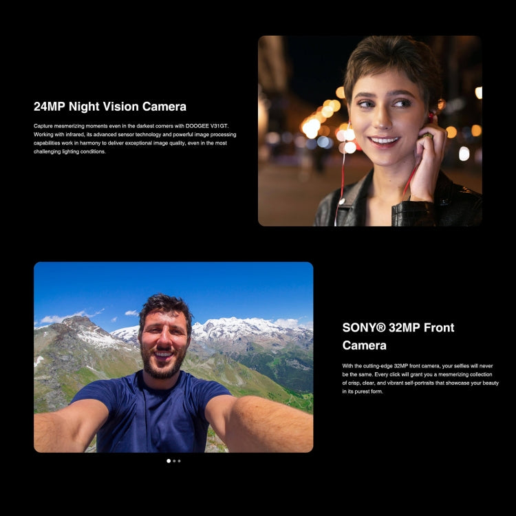 DOOGEE V31GT，熱像儀 三防機  6.58英寸安卓13 天璣1080八核, 網絡：5G, OTG, NFC 支持Google Pay, 12GB+256GB