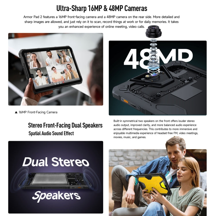 歐樂風 Armor Pad 2三防平板 16GB+256GB 11英寸安卓13 聯科發Helio G99八核 4G網絡