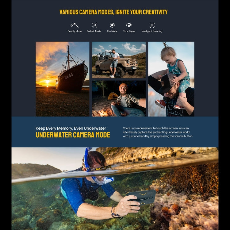 Ulefone Armor X12，三防機  5.45英寸安卓13 Go Helio A22 四核, 網絡：4G, NFC