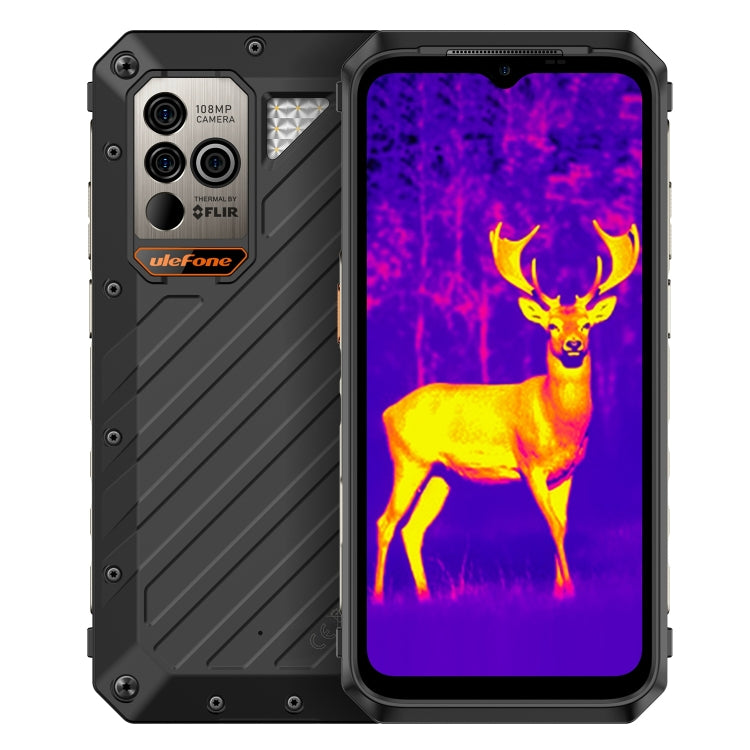 Ulefone Power Armor 18T Ultra Version 5G熱像儀三防機，6.58英寸安卓13天璣7050八核, 網絡：5G, NFC, OTG
