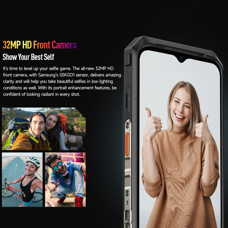 Ulefone Power Armor 18T Ultra Version 5G熱像儀三防機，6.58英寸安卓13天璣7050八核, 網絡：5G, NFC, OTG