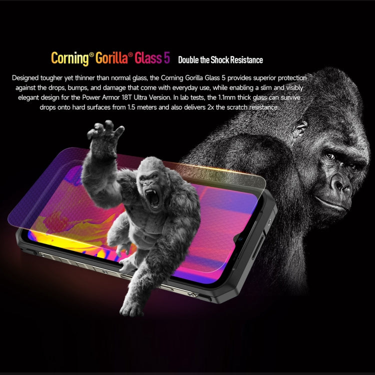 Ulefone Power Armor 18T Ultra Version 5G熱像儀三防機，6.58英寸安卓13天璣7050八核, 網絡：5G, NFC, OTG