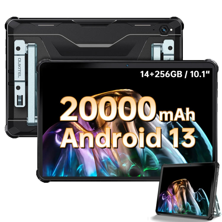 OUKITEL RT6 10.1英寸IP68/IP69K三防平板，安卓13 MT8788八核 支持雙卡，4G網絡，歐規